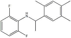 2,6-difluoro-N-[1-(2,4,5-trimethylphenyl)ethyl]aniline Structure