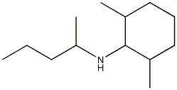 2,6-dimethyl-N-(pentan-2-yl)cyclohexan-1-amine 구조식 이미지