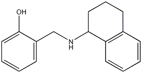 2-[(1,2,3,4-tetrahydronaphthalen-1-ylamino)methyl]phenol Structure
