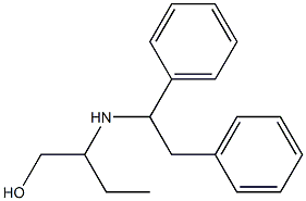 2-[(1,2-diphenylethyl)amino]butan-1-ol Structure