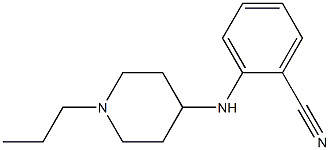 2-[(1-propylpiperidin-4-yl)amino]benzonitrile Structure
