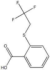 2-[(2,2,2-trifluoroethyl)thio]benzoic acid Structure