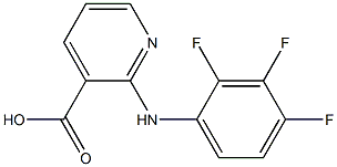 2-[(2,3,4-trifluorophenyl)amino]pyridine-3-carboxylic acid Structure