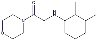 2-[(2,3-dimethylcyclohexyl)amino]-1-(morpholin-4-yl)ethan-1-one 구조식 이미지