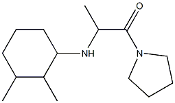 2-[(2,3-dimethylcyclohexyl)amino]-1-(pyrrolidin-1-yl)propan-1-one 구조식 이미지