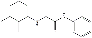 2-[(2,3-dimethylcyclohexyl)amino]-N-phenylacetamide 구조식 이미지