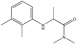 2-[(2,3-dimethylphenyl)amino]-N,N-dimethylpropanamide Structure