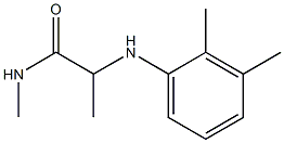 2-[(2,3-dimethylphenyl)amino]-N-methylpropanamide 구조식 이미지