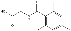 2-[(2,4,6-trimethylphenyl)formamido]acetic acid Structure