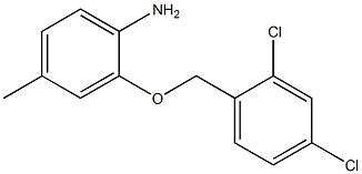 2-[(2,4-dichlorophenyl)methoxy]-4-methylaniline Structure