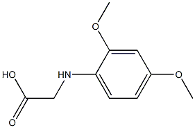 2-[(2,4-dimethoxyphenyl)amino]acetic acid Structure