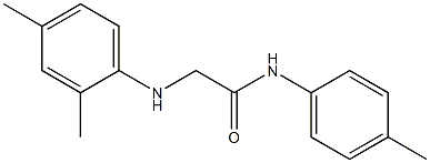 2-[(2,4-dimethylphenyl)amino]-N-(4-methylphenyl)acetamide 구조식 이미지