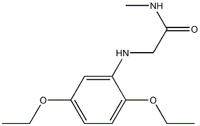 2-[(2,5-diethoxyphenyl)amino]-N-methylacetamide 구조식 이미지