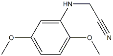 2-[(2,5-dimethoxyphenyl)amino]acetonitrile 구조식 이미지