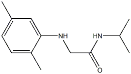 2-[(2,5-dimethylphenyl)amino]-N-(propan-2-yl)acetamide 구조식 이미지