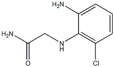 2-[(2-amino-6-chlorophenyl)amino]acetamide Structure