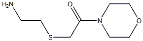 2-[(2-aminoethyl)sulfanyl]-1-(morpholin-4-yl)ethan-1-one Structure