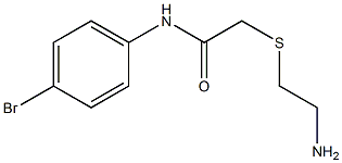 2-[(2-aminoethyl)thio]-N-(4-bromophenyl)acetamide 구조식 이미지