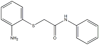 2-[(2-aminophenyl)thio]-N-phenylacetamide 구조식 이미지