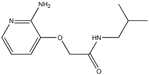 2-[(2-aminopyridin-3-yl)oxy]-N-(2-methylpropyl)acetamide 구조식 이미지