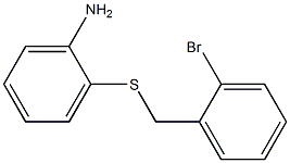 2-[(2-bromobenzyl)thio]aniline 구조식 이미지