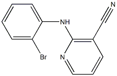 2-[(2-bromophenyl)amino]nicotinonitrile 구조식 이미지