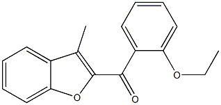 2-[(2-ethoxyphenyl)carbonyl]-3-methyl-1-benzofuran Structure