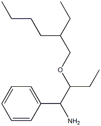 2-[(2-ethylhexyl)oxy]-1-phenylbutan-1-amine 구조식 이미지