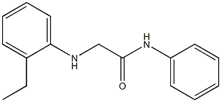 2-[(2-ethylphenyl)amino]-N-phenylacetamide 구조식 이미지