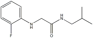 2-[(2-fluorophenyl)amino]-N-(2-methylpropyl)acetamide Structure