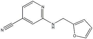 2-[(2-furylmethyl)amino]isonicotinonitrile Structure