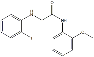 2-[(2-iodophenyl)amino]-N-(2-methoxyphenyl)acetamide Structure