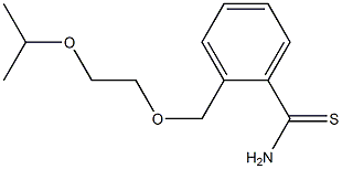 2-[(2-isopropoxyethoxy)methyl]benzenecarbothioamide Structure