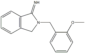 2-[(2-methoxyphenyl)methyl]-2,3-dihydro-1H-isoindol-1-imine 구조식 이미지