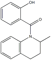 2-[(2-methyl-1,2,3,4-tetrahydroquinolin-1-yl)carbonyl]phenol Structure