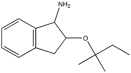 2-[(2-methylbutan-2-yl)oxy]-2,3-dihydro-1H-inden-1-amine Structure