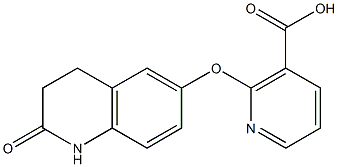 2-[(2-oxo-1,2,3,4-tetrahydroquinolin-6-yl)oxy]nicotinic acid Structure