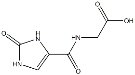 2-[(2-oxo-2,3-dihydro-1H-imidazol-4-yl)formamido]acetic acid Structure