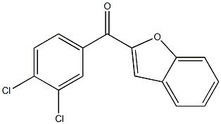 2-[(3,4-dichlorophenyl)carbonyl]-1-benzofuran Structure