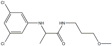 2-[(3,5-dichlorophenyl)amino]-N-(3-methoxypropyl)propanamide Structure