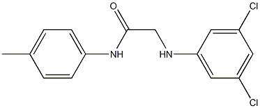 2-[(3,5-dichlorophenyl)amino]-N-(4-methylphenyl)acetamide Structure