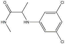 2-[(3,5-dichlorophenyl)amino]-N-methylpropanamide Structure