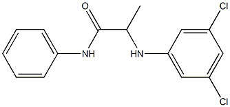 2-[(3,5-dichlorophenyl)amino]-N-phenylpropanamide Structure