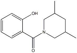 2-[(3,5-dimethylpiperidin-1-yl)carbonyl]phenol 구조식 이미지