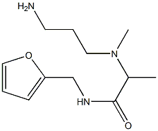 2-[(3-aminopropyl)(methyl)amino]-N-(furan-2-ylmethyl)propanamide Structure
