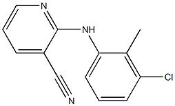 2-[(3-chloro-2-methylphenyl)amino]pyridine-3-carbonitrile Structure