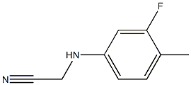 2-[(3-fluoro-4-methylphenyl)amino]acetonitrile Structure