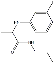 2-[(3-iodophenyl)amino]-N-propylpropanamide 구조식 이미지