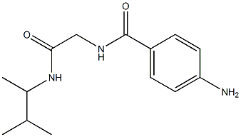 2-[(4-aminophenyl)formamido]-N-(3-methylbutan-2-yl)acetamide Structure