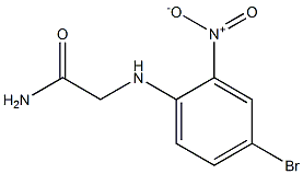 2-[(4-bromo-2-nitrophenyl)amino]acetamide Structure